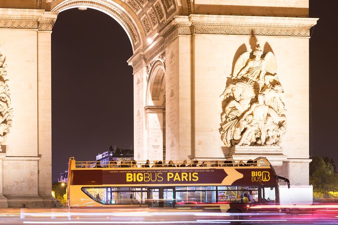 Big Bus Paris Open Top Night Tour Tour Overview