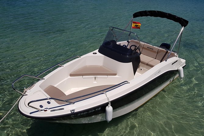 Boat Rental Without License B450 Theia (4 People) Can Pastilla Panoramic Views Of Palma Bay