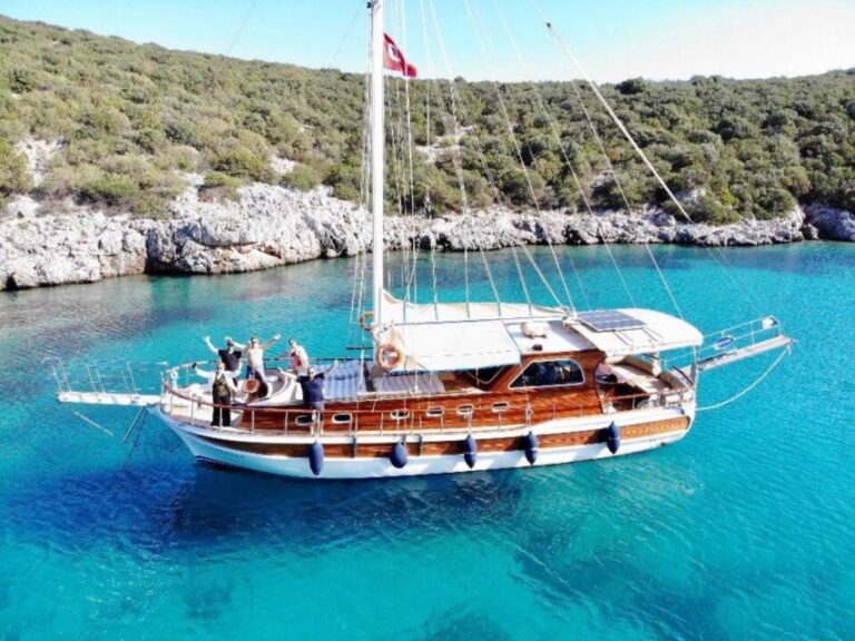 Bodrum: Private Island Boat Tour With Lunch Exploring The Turkish Coastline