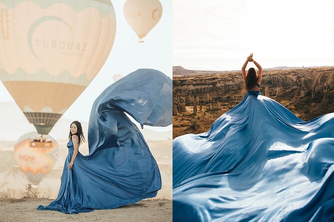 Cappadocia Photoshooting With Flying Dress Overview Of The Experience