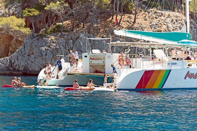 Catamaran Cruise From Port Dalcudia With Lunch And Swim Stop Departure Location And Meeting Point