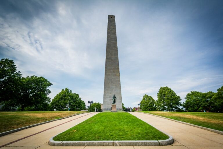 Charlestown: Bunker Hill Monument Self Guide Walking Tour Overview Of The Battle