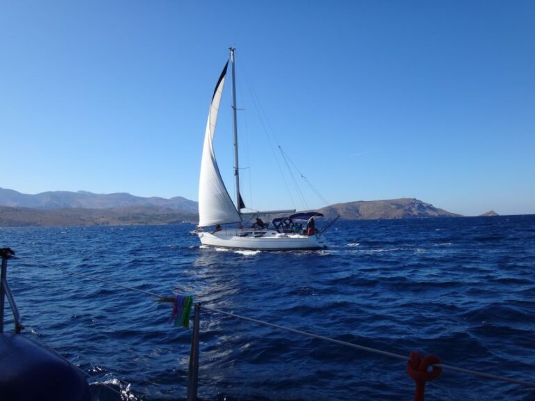 Chios: Sailing Boat Cruise To Oinouses With Meal & Drinks Sailing Cruise Details