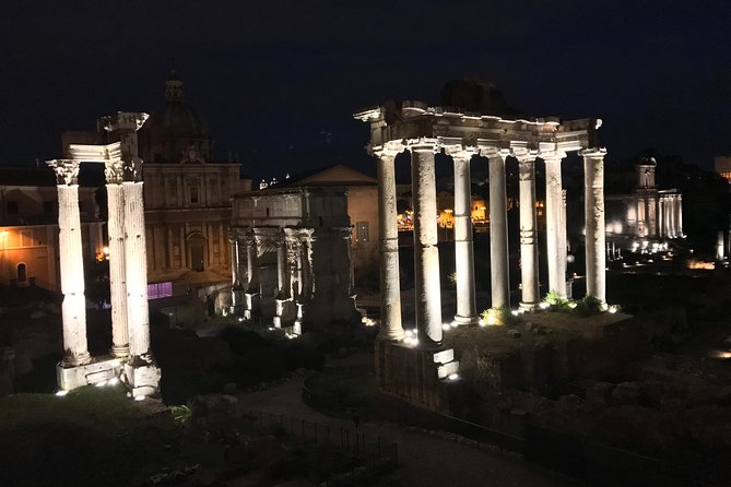 Colosseum Dungeons, Roman Forum And Palatine At Night Group Tour Inclusions And Amenities