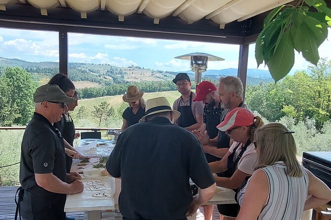 Cooking Lesson on the Terrace of the Chianti Farm With Lunch - Exclusive Cooking Experience