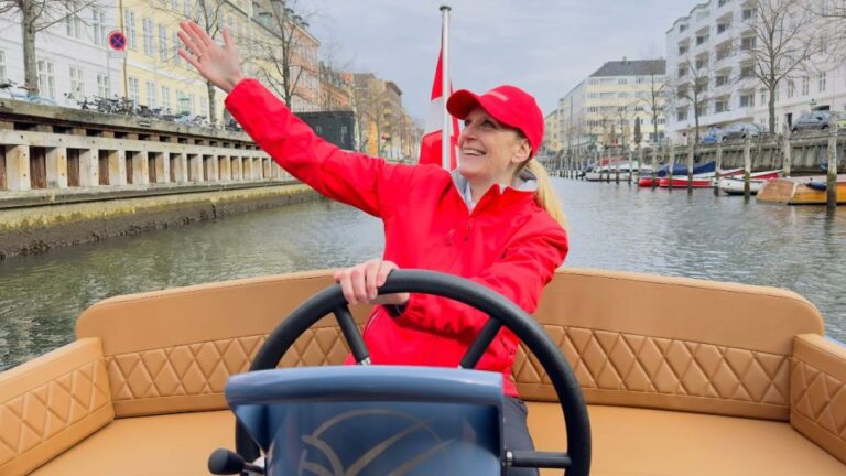 Copenhagen: Guided Canal Tour By Electric Boat Tour Overview