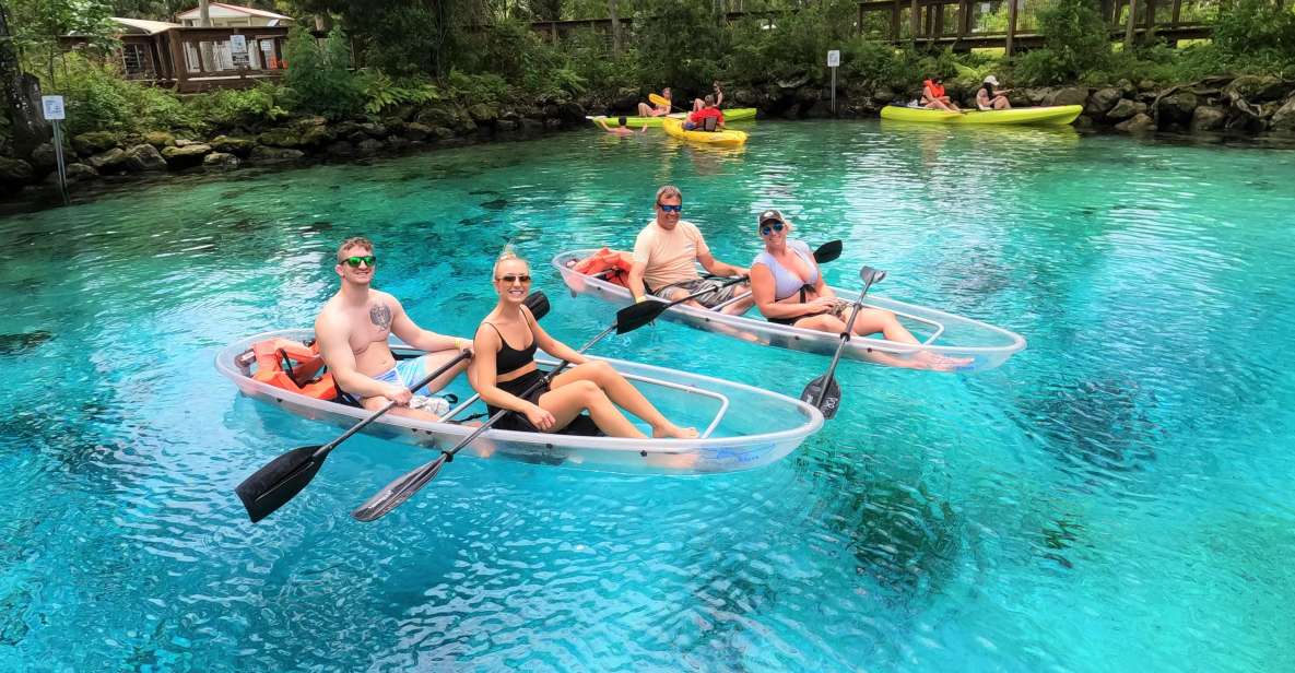 Crystal River: Springs and Manatees Clear Kayak Tour - Tour Experience and Highlights