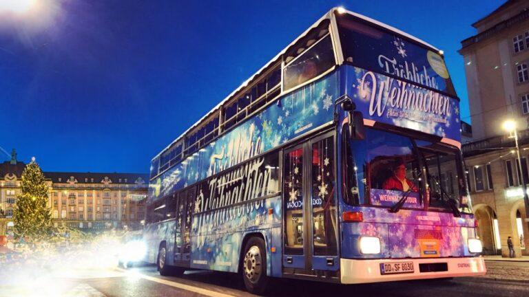 Dresden: Christmas Sightseeing Tour With A Pflaumentoffel City Tour Highlights