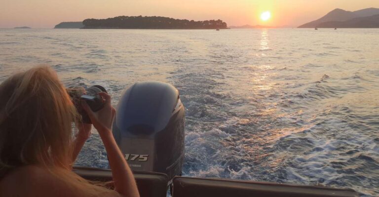 Dubrovnik: Premium Sunset Private Boat Experience Booking Information