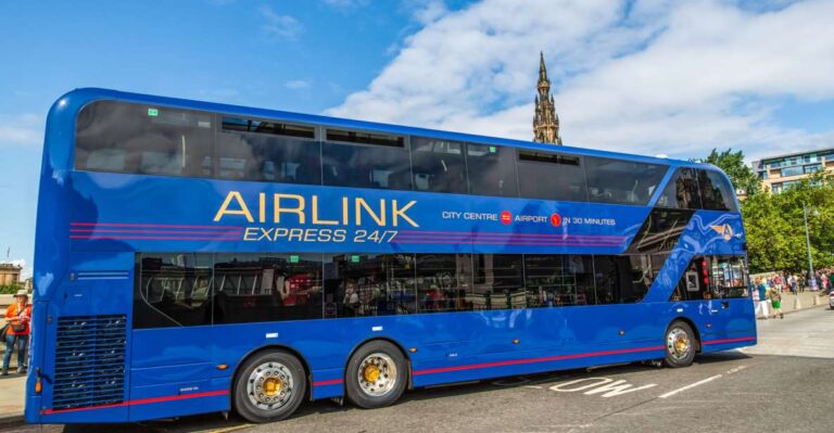 Edinburgh Airport: Bus Transfer Bus Route And Departure Times