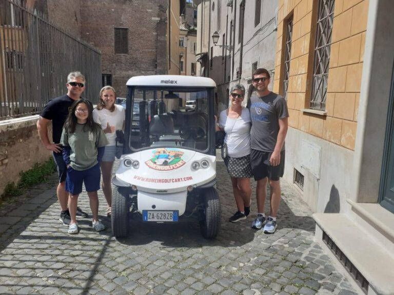 Exclusive Tour Of Rome In Golf Cart For Cruisers Tour Overview