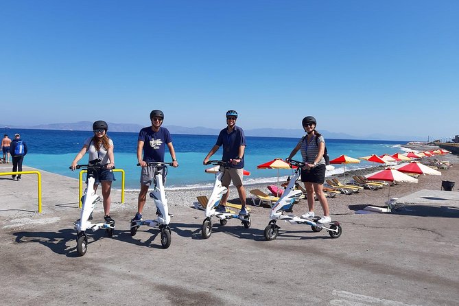Explore the New Town and the Medieval Town of Rhodes on Scooters – 3 Hours