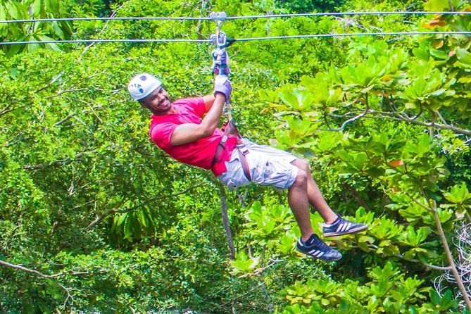 Falls Flyer Zipline And Dunns River Falls Adventure Tour From Ocho Rios Tour Overview