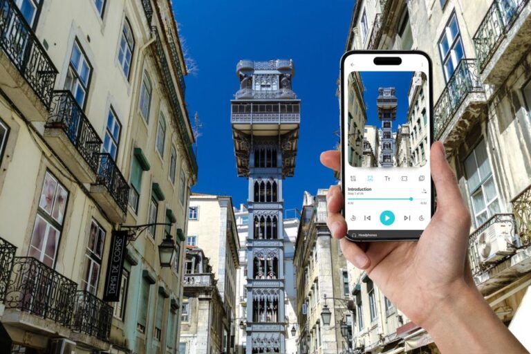 First Time in Lisbon: Walking In-App Audio Tour in English