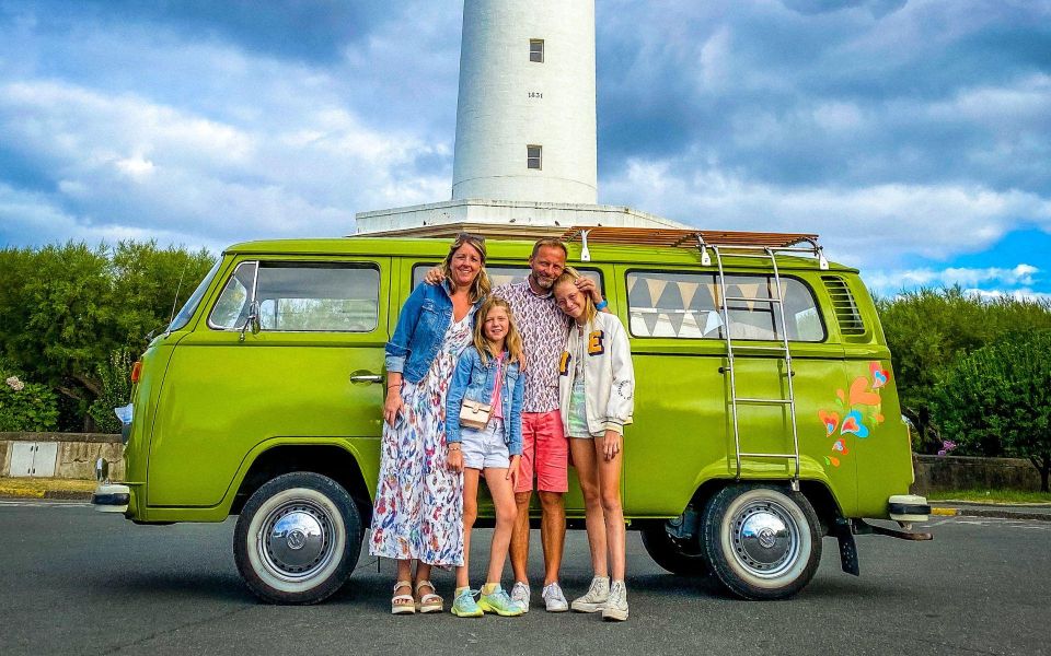 French Basque Country Coastline Tour in a 70SVW Van - Biarritz Lighthouse as Starting Point