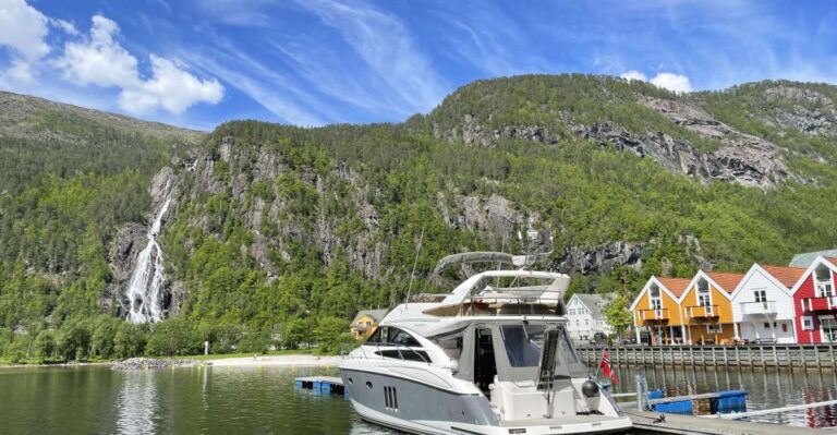 From Bergen: Modalen Private Fjord Cruise With Waterfalls