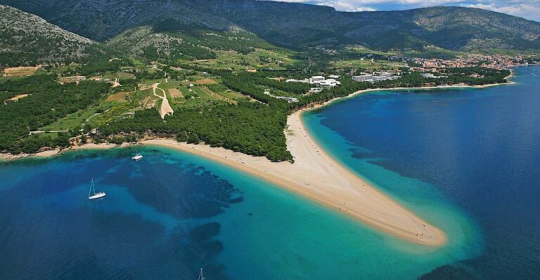 From Brač: Panoramic Flight Over Brač, Hvar, Šolta, & Split Flight Overview