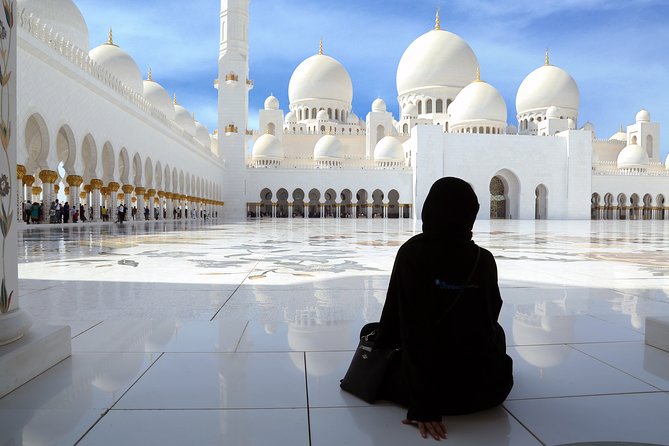 From Dubai: Abu Dhabi City Sightseeing & Sheikh Zayed Mosque Discover The Founders Memorial