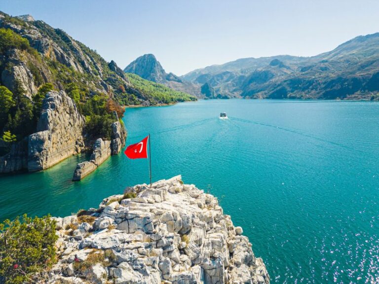 From Kemer: Green Canyon Boat Trip With Lunch And Drinks Spectacular Taurus Mountain Views