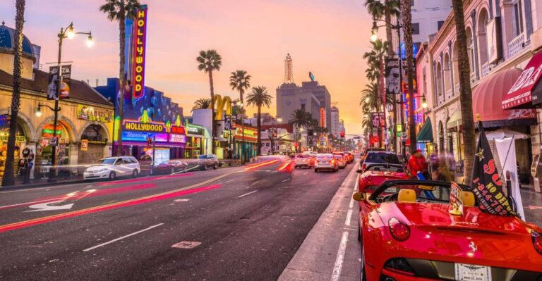 From Las Vegas: Vip Los Angeles/hollywood Day Trip Tour Overview