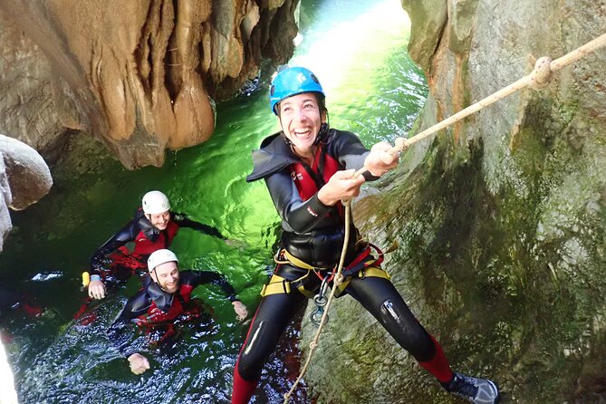 From Mijas: Guadalmina Canyon Canyoning Tour Inclusions