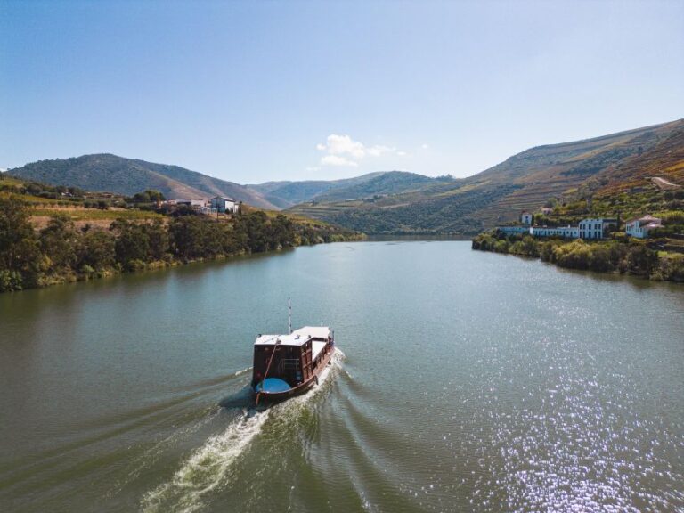 From Pinhão: Douro Valley Rabelo Boat Tour and Port Wine