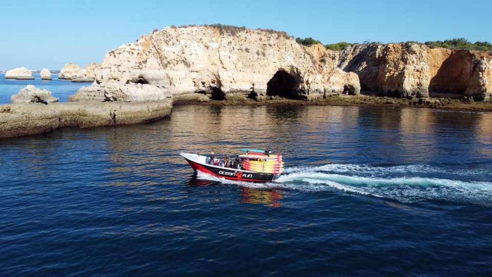 From Portimão: João De Arens Kayak and Speedboat Tour - Tour Overview