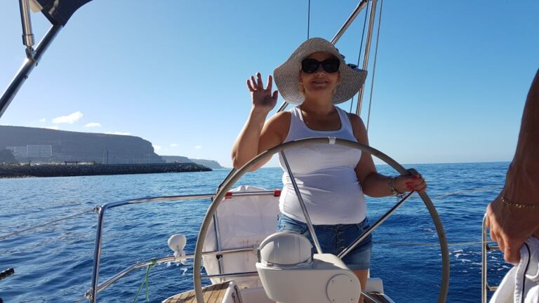 From Puerto De Mogán: Private Sailing Trip & Snorkeling Overview Of The Trip