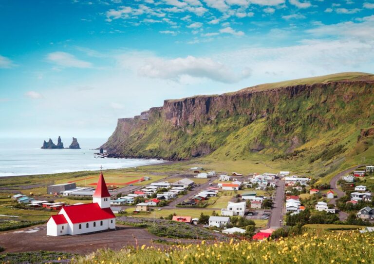 From Reykjavik: South Coast Waterfall, Black Sand & Ice Tour Tour Overview