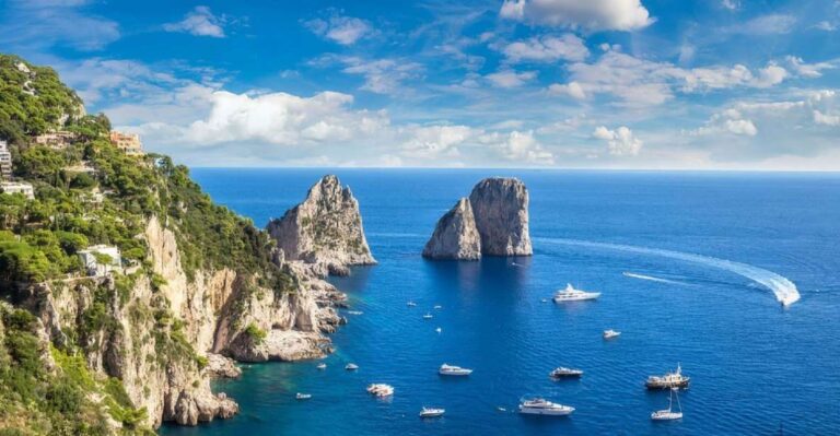 From Rome: Private Transfer By Car And Boat To Capri Transfer Service Details