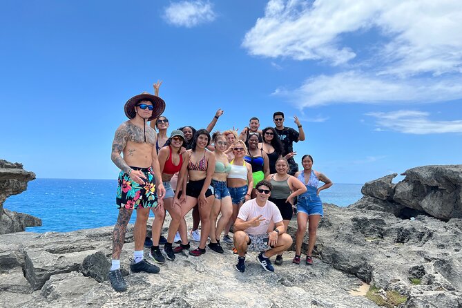 From San Juan: Taino Indian Cave And Beach Pool With Transport Inclusions