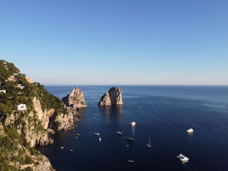 From Sorrento: Capri Half Day Yacht Tour