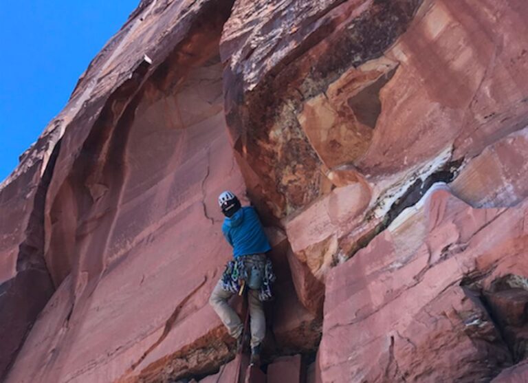 From Springdale: Half Day Rock Climbing Experience Exploring Zions Climbing Wonderland