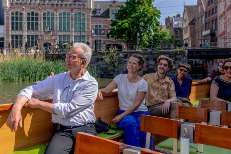 Ghent: 50 Minute Medieval Center Guided Boat Trip Tour Overview