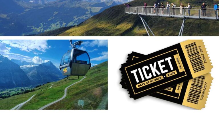 Grindelwald First: Cable Car Ticket With Cliff Walk Ticket Prices And Cancellation Policy