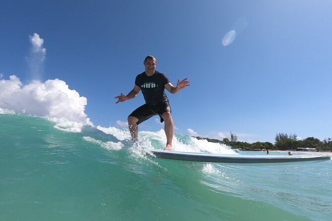 Group Surf Lessons At Macao Surf Camp Punta Cana Surfing Included In The Surf Lessons