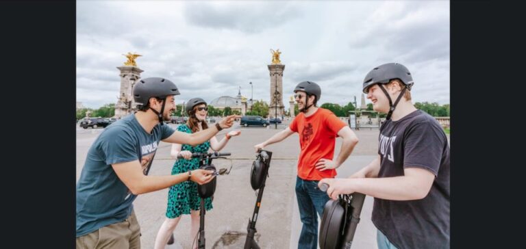 Guided Electric Scooter Tour Of Paris Tour Overview