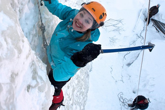 Guided Ice Climbing Activity in Pyhä