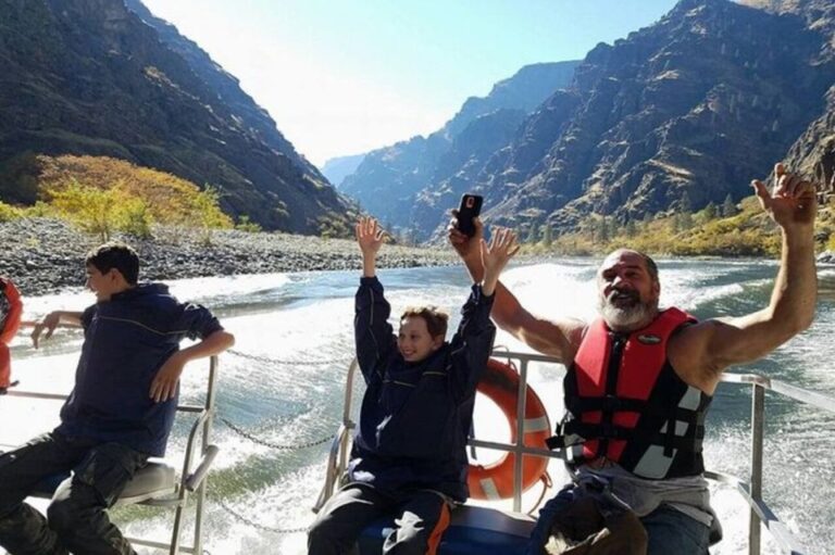 Hells Canyon White Water Jet Boat Tour To Sheep Creek Tour Overview