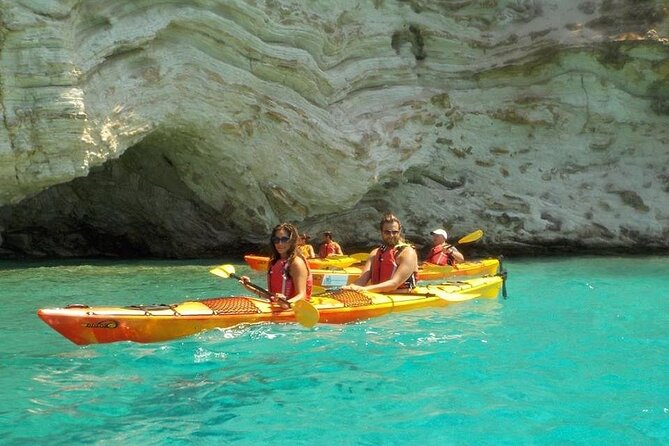 Hidden Blue Caves With Lunch – Half Day Kayaking Trip in Lefkada