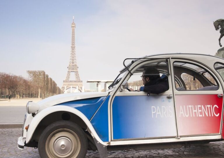 Highlights Of Paris: Private 6 Hour Vintage 2cv Tour Tour Overview