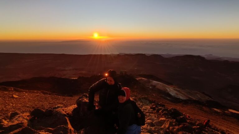 Hiking Summit Of Teide By Night For A Sunrise And A Shadow Activity Overview