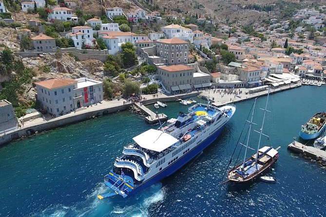 Hydra Poros Aegina Islands One Day Cruise With Live Music Dancing & Buffet Lunch Tour Details