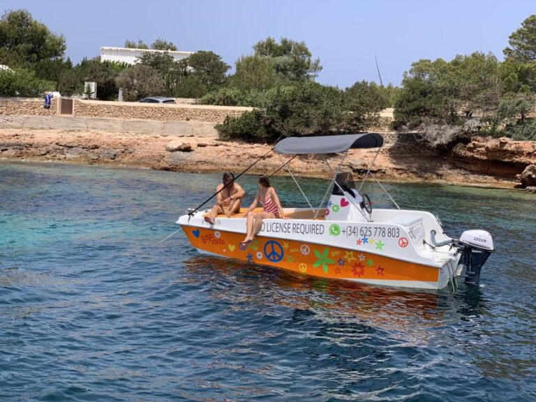 Ibiza: Discover the Best Coves in a Boat Driven by Yourself
