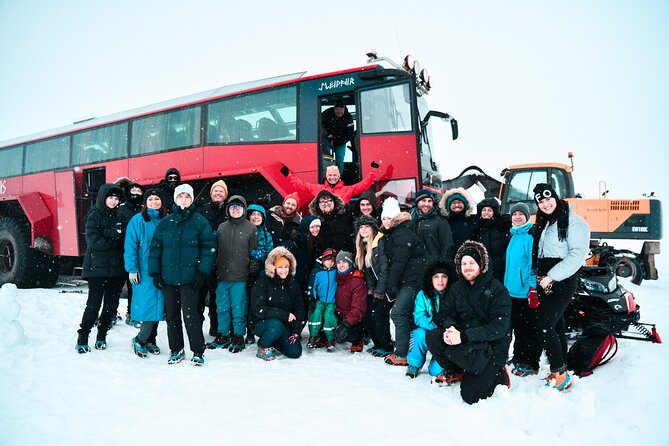 Ice Cave and Glacier Tour in Glacier Monster Truck From Gullfoss