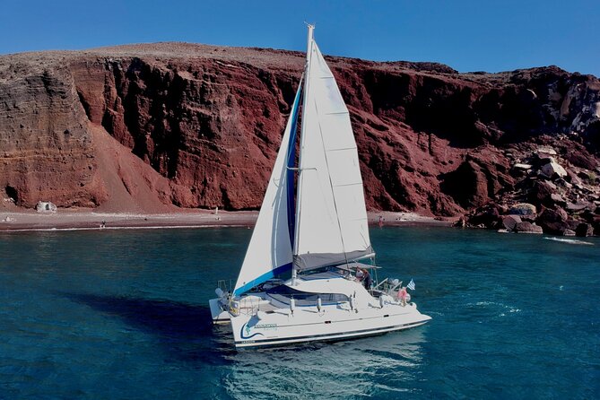 Infinity Blue Semi Private Sunset Cruise With Meal In Santorini Included Experiences