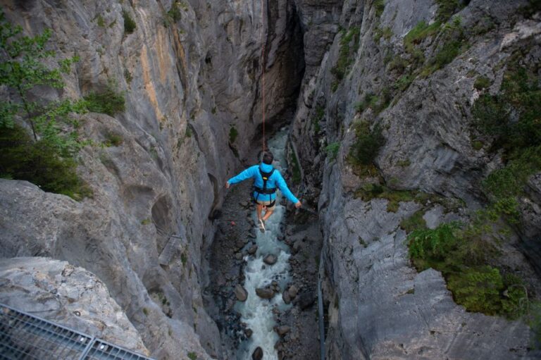 Interlaken: Canyon Swing In Grindelwald Activity Overview