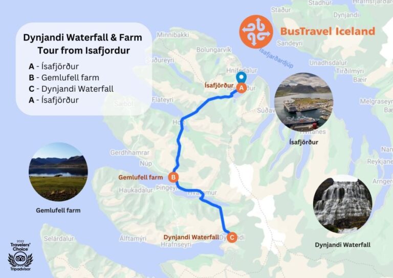 Isafjordur: Dynjandi Waterfall Tour And Icelandic Farm Visit Tour Overview