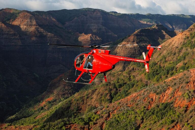 Kauai: Hughes 500 4 Passenger Doors Off Helicopter Flight Activity Overview