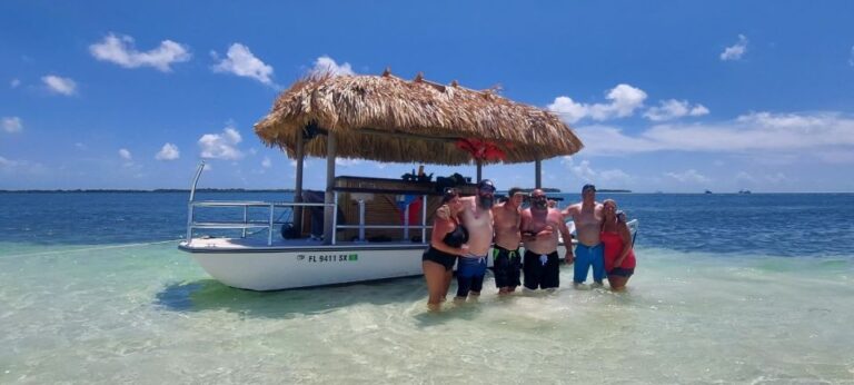 Key West: Private Florida Keys Sandbar Tiki Boat Cruise Background Information